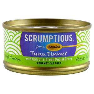 Scrumptious Tuna Cat Can 2.8oz Assorted Flavours