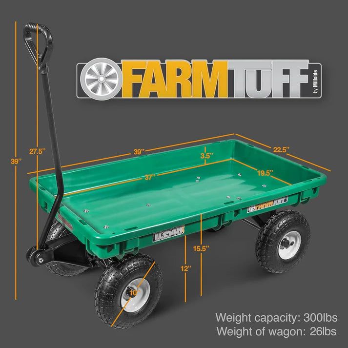 Farm Wagon Cart Plastic 20"x 38"