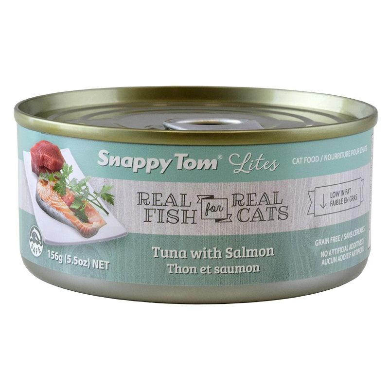 SNAPPY TOM-LITE TUNA/SALMON 156g