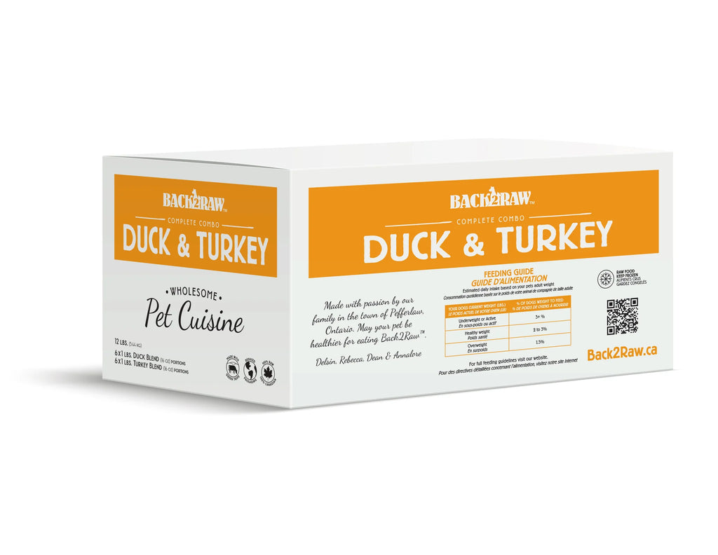 Back2Raw Complete Turkey & Duck Blend 12lbs