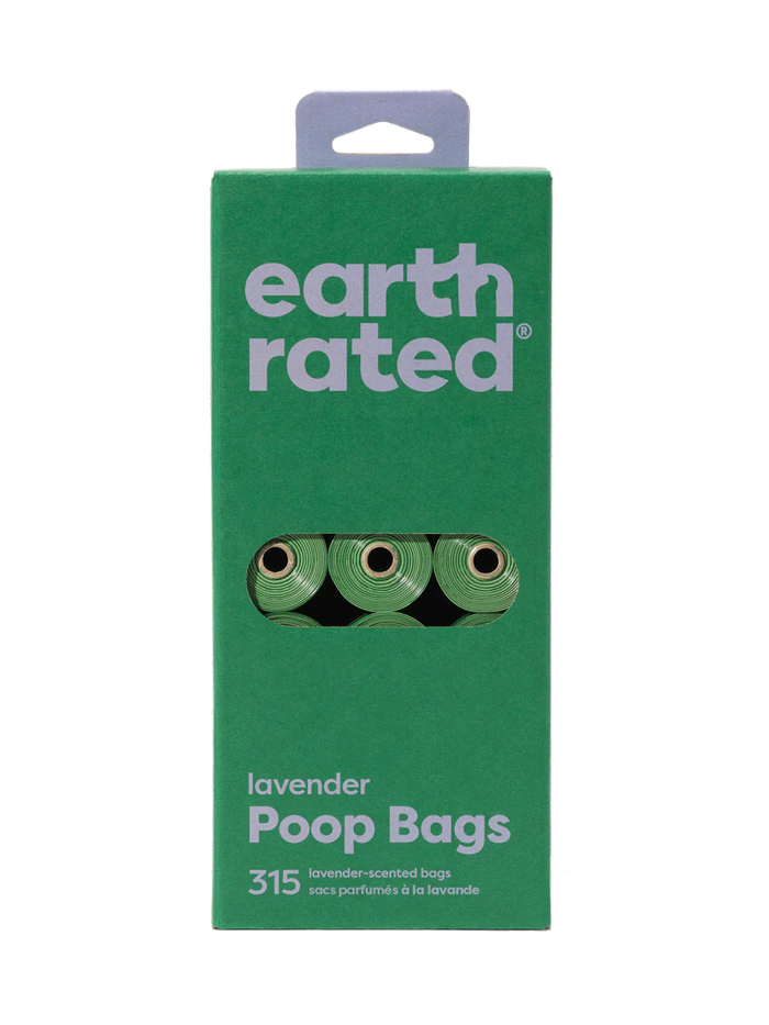 EARTH RATED- BIODEGRADEABLE POOP BAGS 300'S Lavender