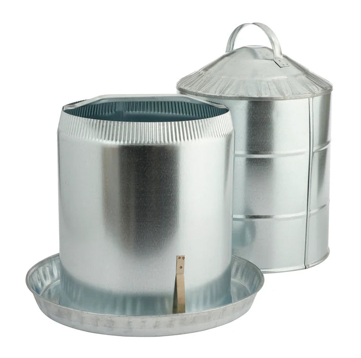 Galvanized Poultry Waterer 5 Gallon