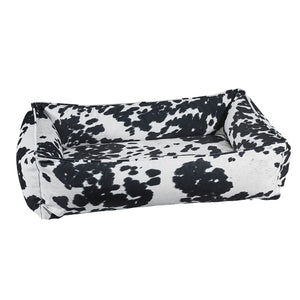Cow print dog sales bed
