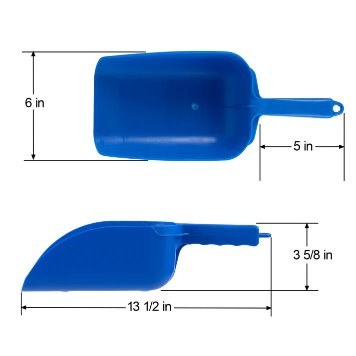 Plastic Feed Scoop 3 Qt