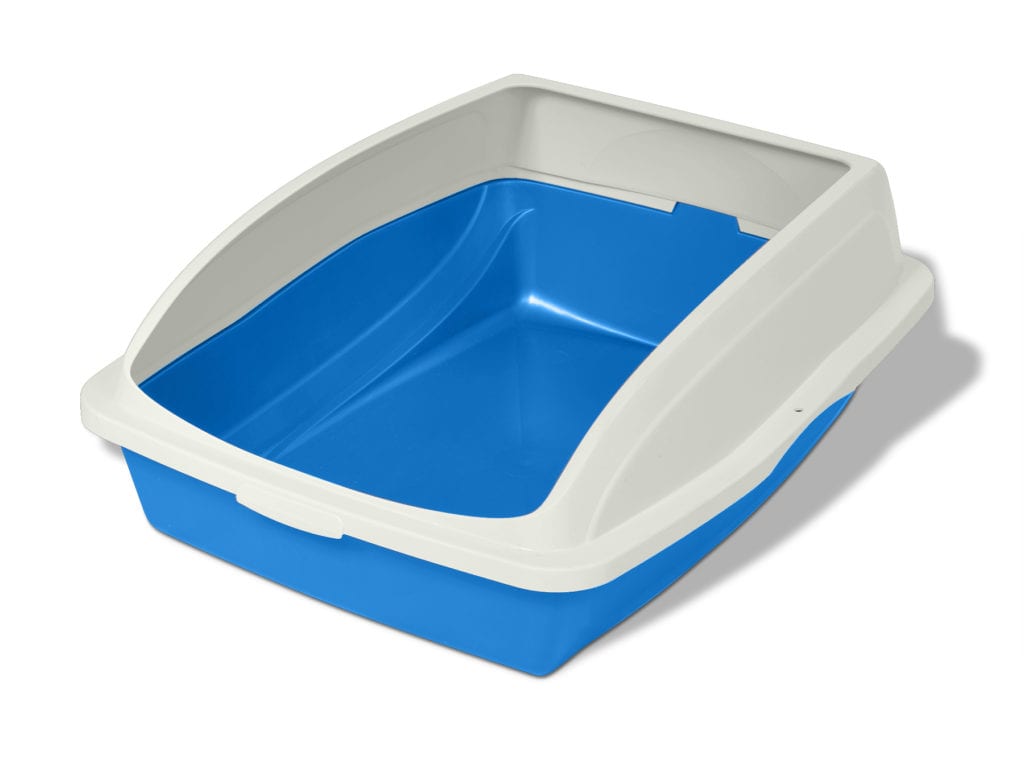 Cat Litter Pan Large with Rim 19x15x7.25