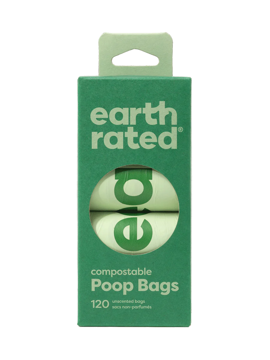 EARTH RATED- COMPOSTABLE POOPBAGS handle 120's