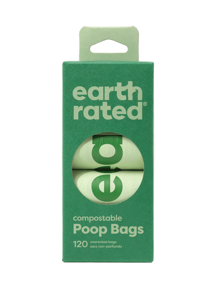 EARTH RATED- COMPOSTABLE POOPBAGS handle 120's