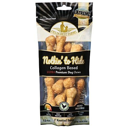 Knotted Bone Chicken 3" 12pk