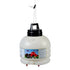 Poultry waterer fountain on white background