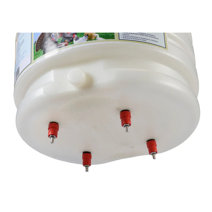 Hanging Poultry Waterer w/Nipples 3 Gallon