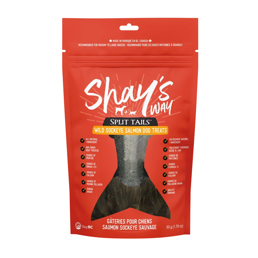 Split Sockeye Salmon Tails 50g