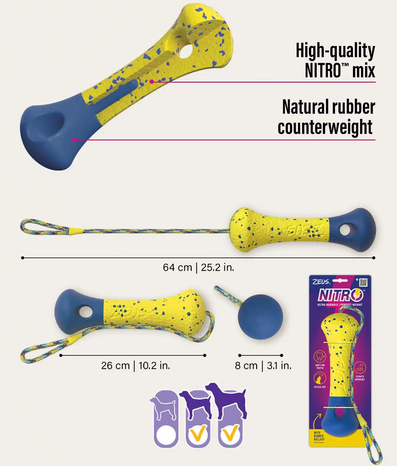 Nitro Weighted Buoy w/Rope