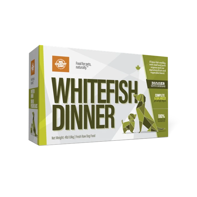 Fish Dinner 4 x 1lb Big Country Raw