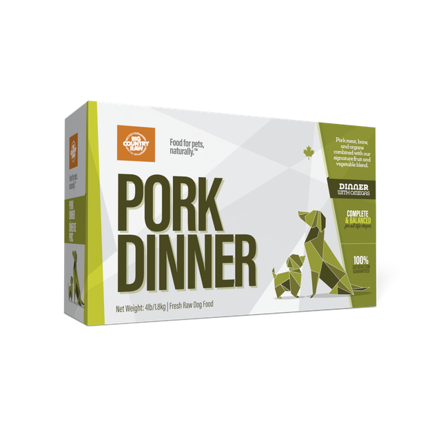 Pork Dinner 4 x 1lb Big Country Raw