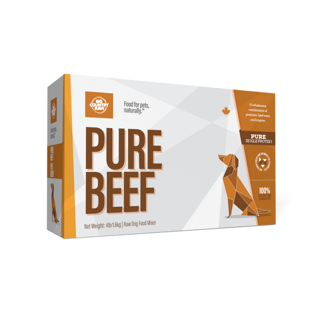 Beef Pure 4 x 1lb Big Country Raw