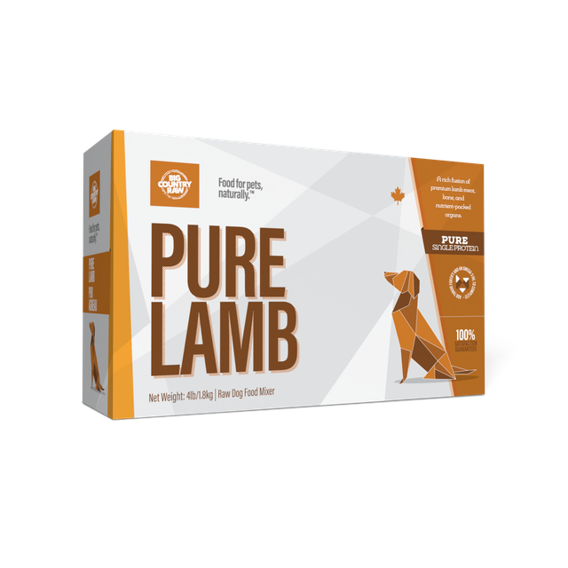 Lamb Pure 4 x 1lb Big Country Raw