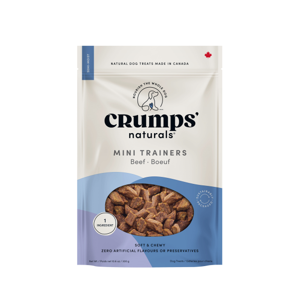 Crumps Mini Trainers Beef Moist 300g