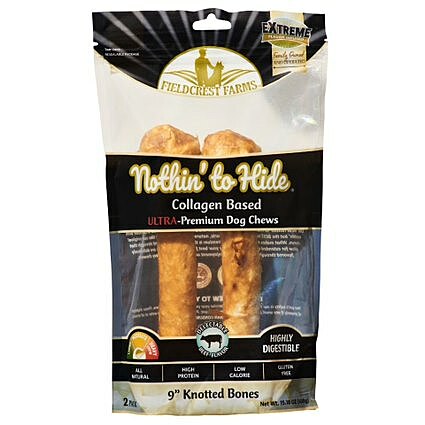 Knotted Bone Beef 9" 2pk
