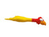 Latex Chicken w/Squeaker Yellow 16.9"