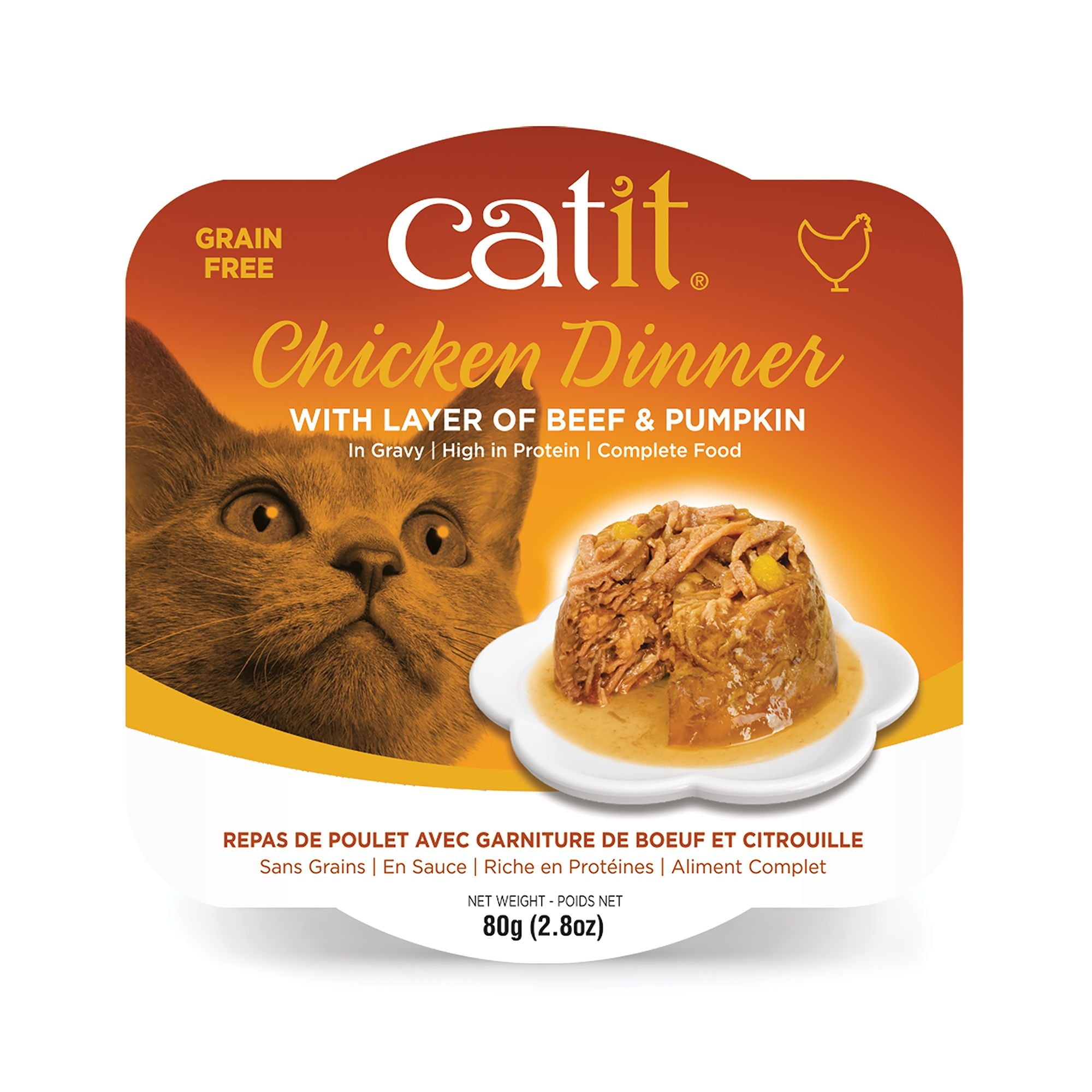 Catit Ckn w/Beef & Pumpkin 75g