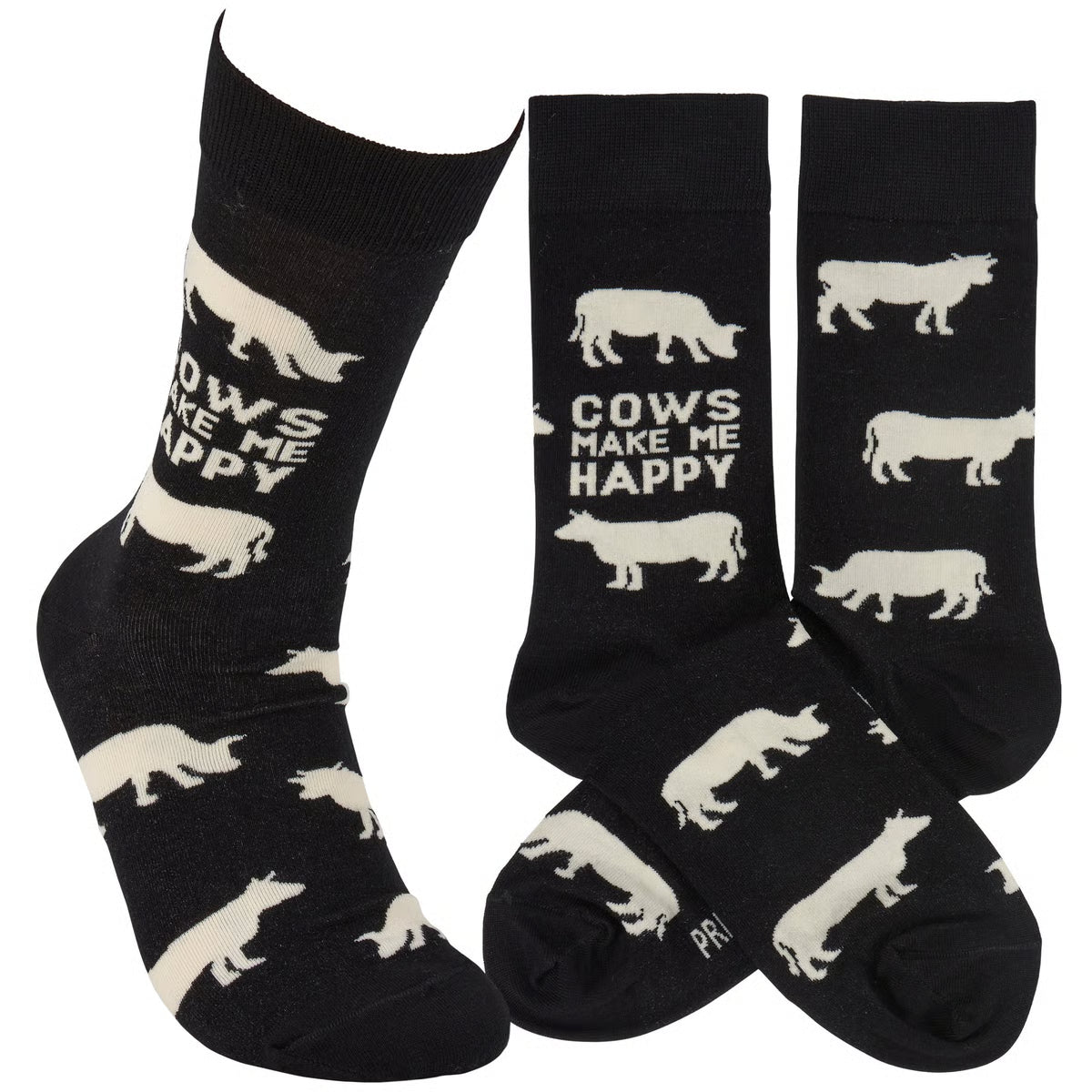 Socks - Cows Make Me Happy