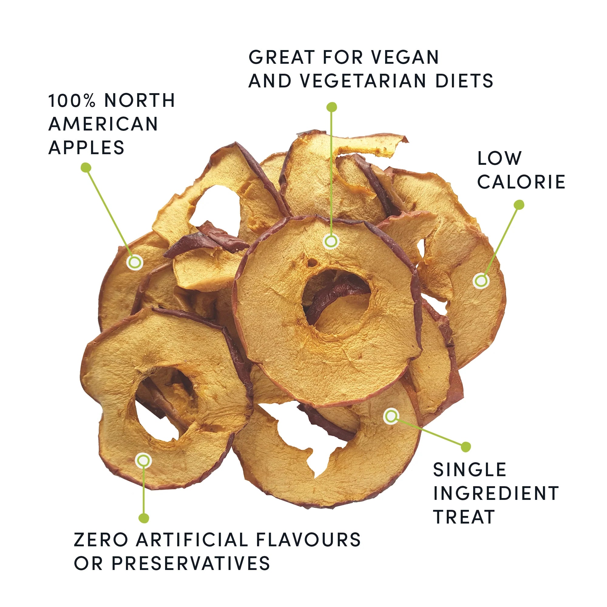 Crumps Naturals Dog Apple Bites 120g