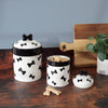 Canister Set - Set of 2 -Bones