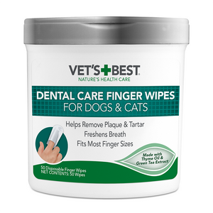 Vet's Best Dental Wipes 50ct