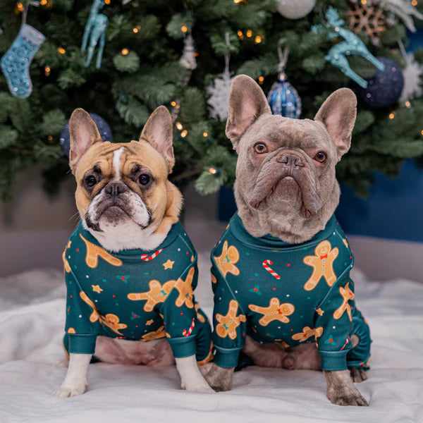 Dog Pajama's - Gingerbread