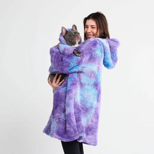 Oversided Human Hoodie Fluffy One Size