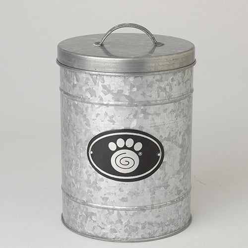 Petrageous Galvanized Treat Jar SM