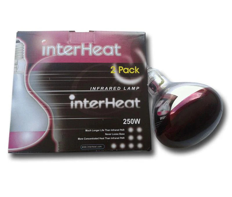 Heat Lamp Bulb 2 Pack Red 175watts