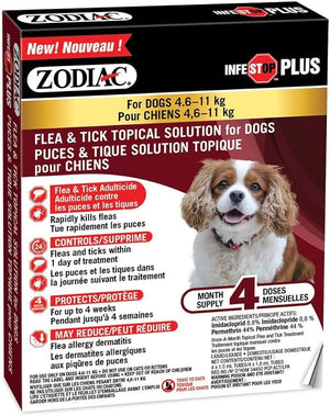 Zodiac Infestop 4.6-11kg Dog.