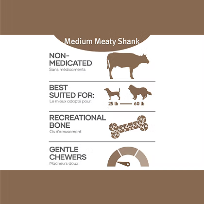 Red Dog Blue Kat Medium Meaty Beef Shanks