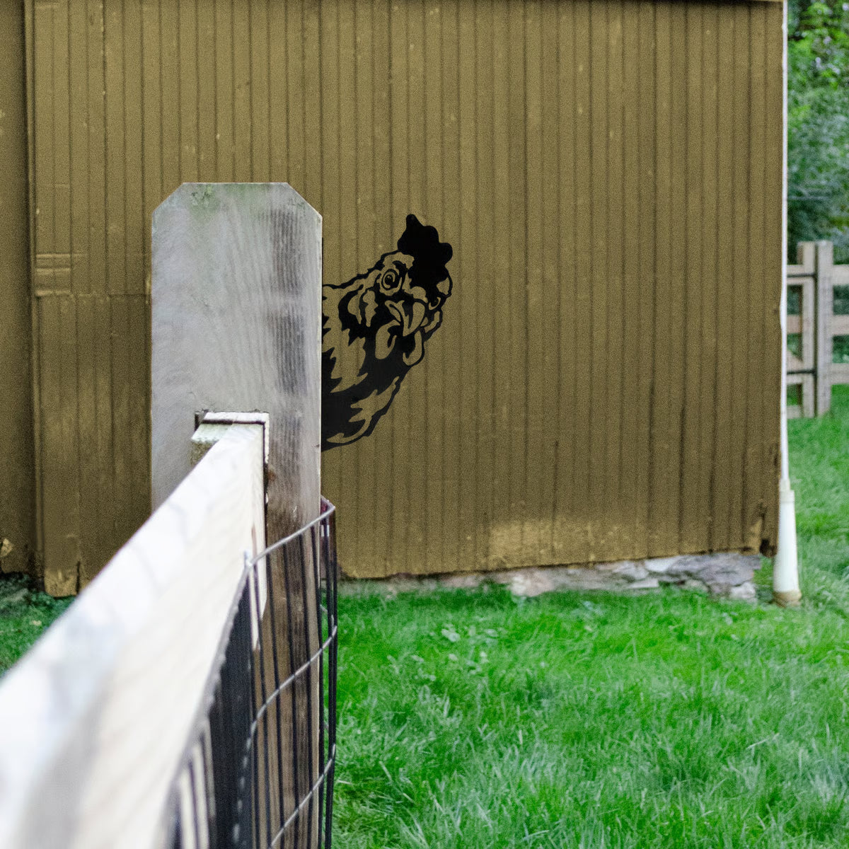 Metal Outdoor Art - Chicken