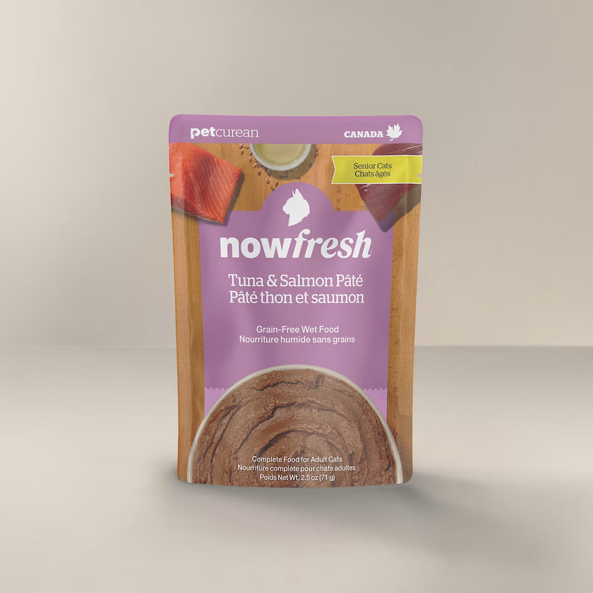 Now Cat Senior Tuna/Salmon Pouch 2.5oz