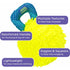 Flyfetch Giggle Ball Yellow M