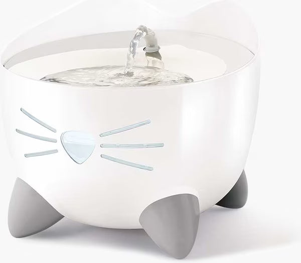 Catit Pixi Fountain White & Stainless Steel