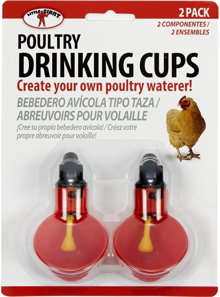Poultry Drinking Cup 2 Pack
