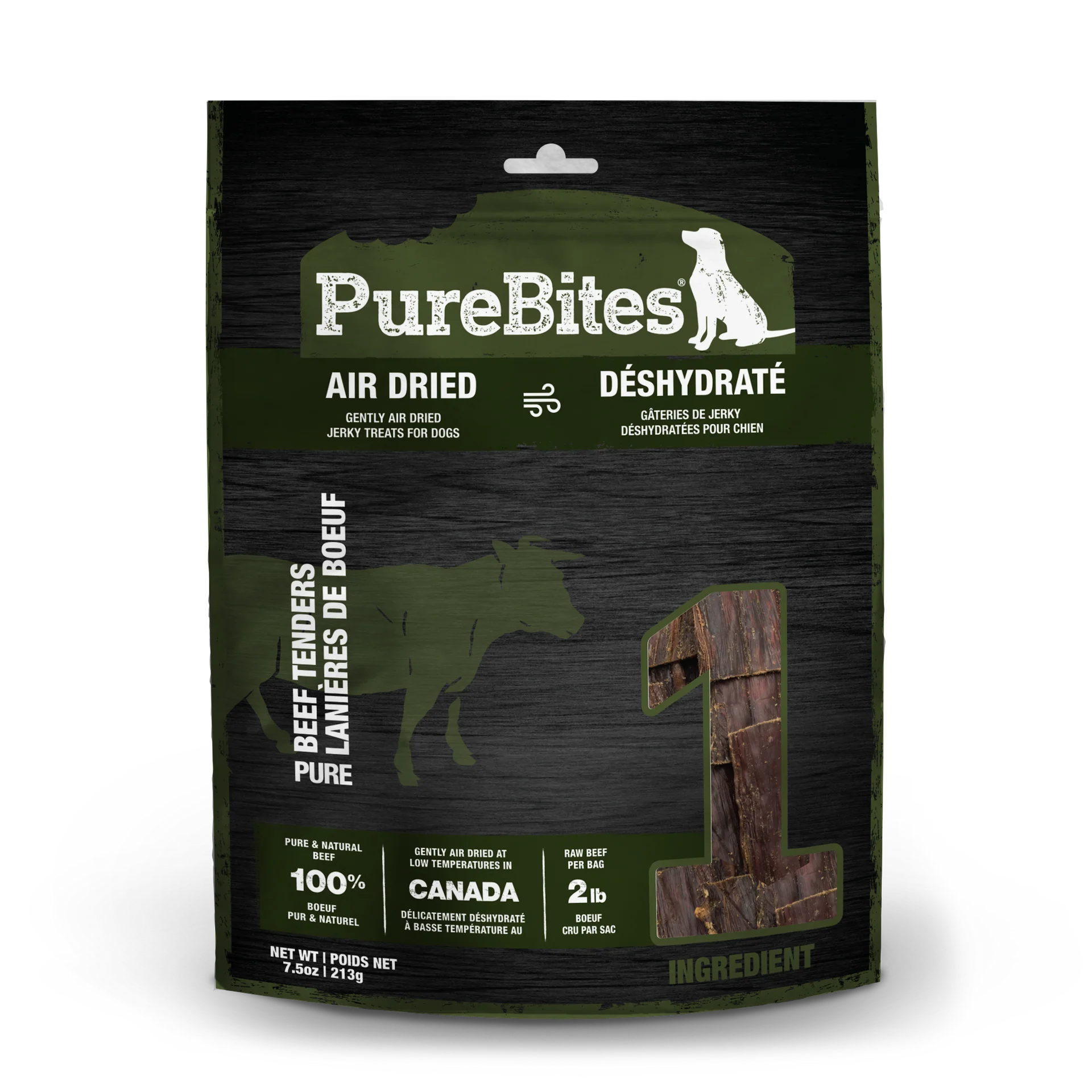 Pure Bites Beef Jerky/Tenders 213G
