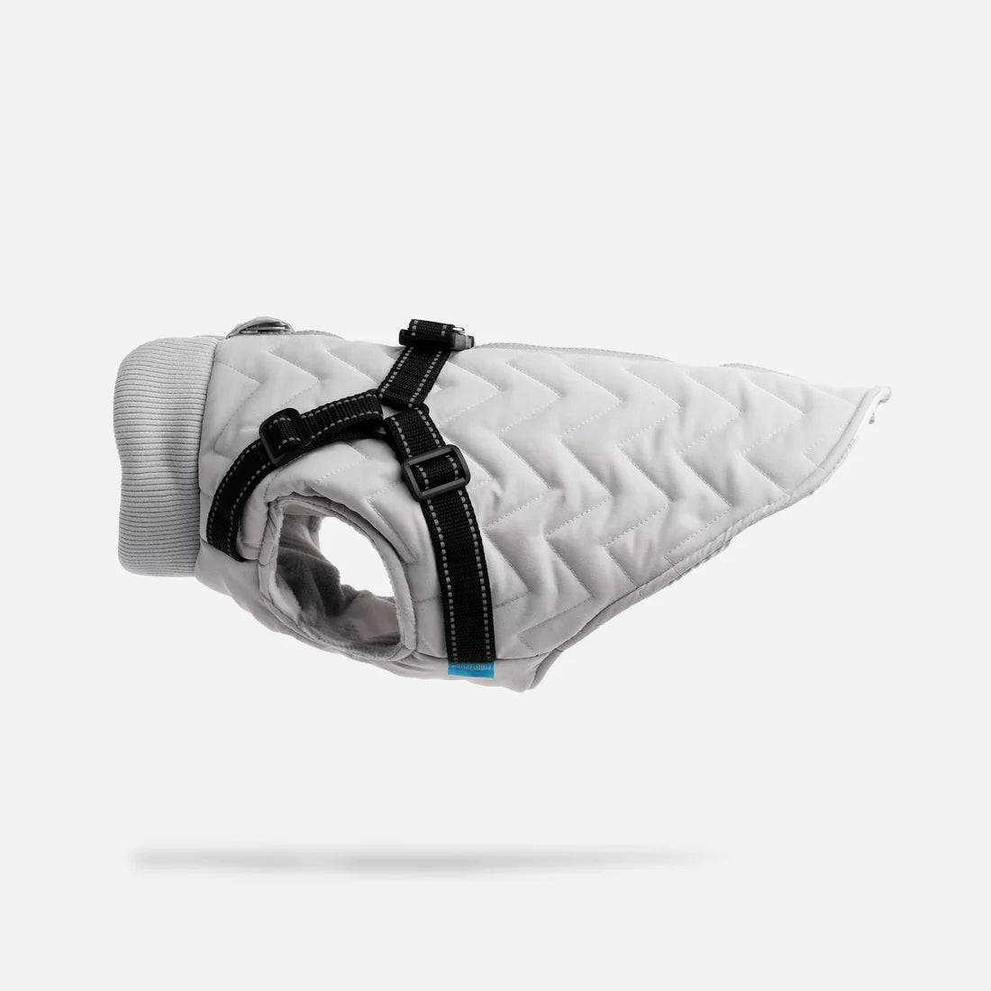 Quilted Jacket w/Harness Grey