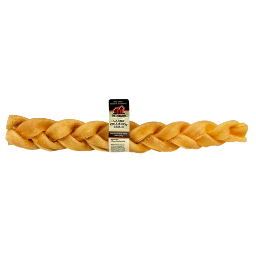 Collagen Puffed Braid 12" Red Barn