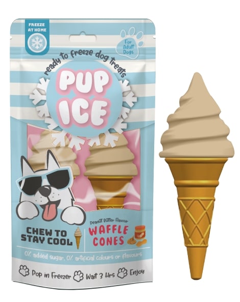 Pup Ice Waffle Cone Treats