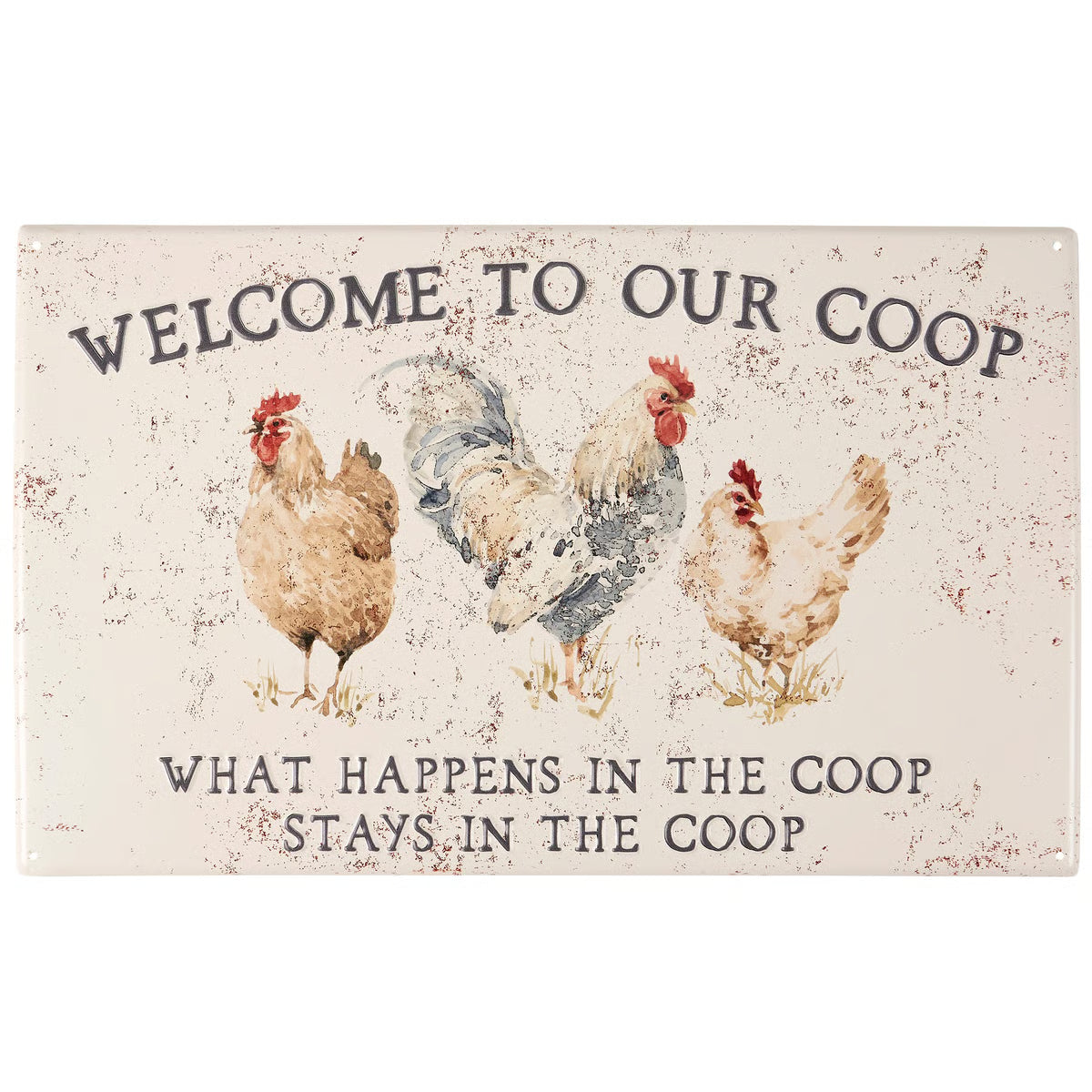Wall Decor - Welcome To Coop