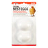 Ceramic Nesting Eggs Brown 2 Pack
