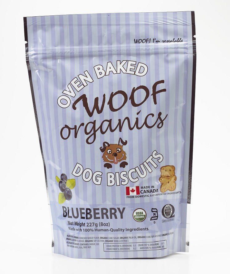 Woof Organic Blueberry 227g