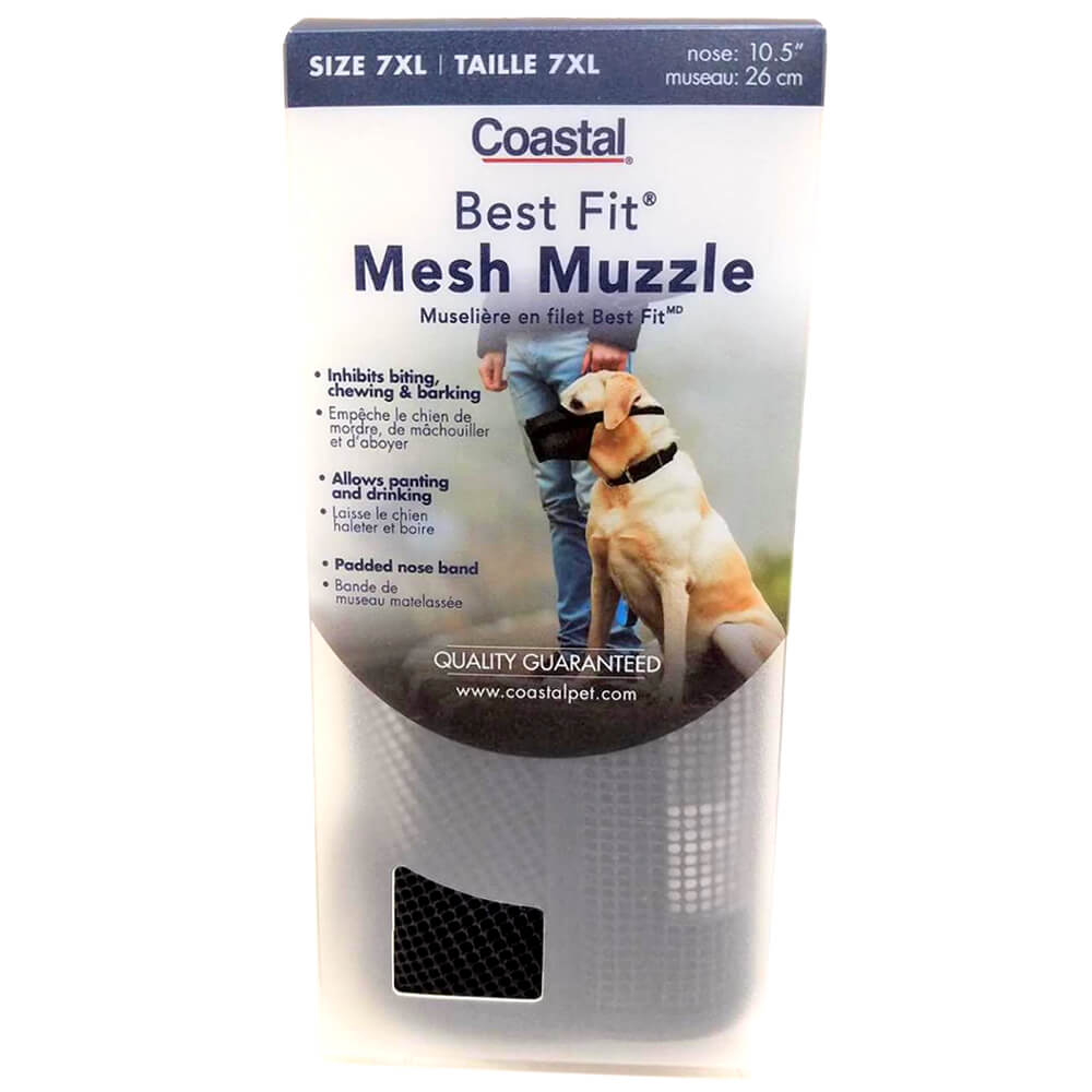 Best Fit Mesh Muzzle Adjustable Mesh Coastal
