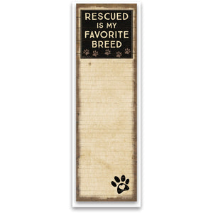 Notepad - Rescued Favorite Breed