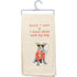 DISH TOWEL- PLANS WITH DOG