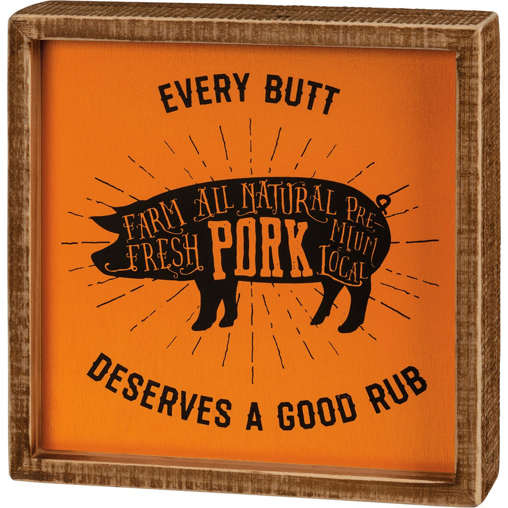 Box Sign - Pork Butt Rub